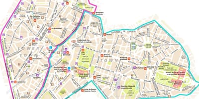 Брюссель карту в формате PDF