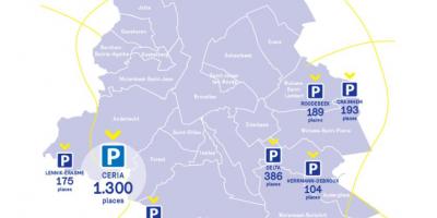 Карта ПФ Брюсселе парковка